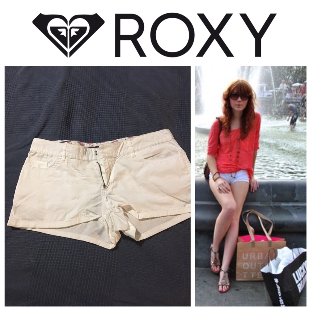 ROXY WHITE SHORTS